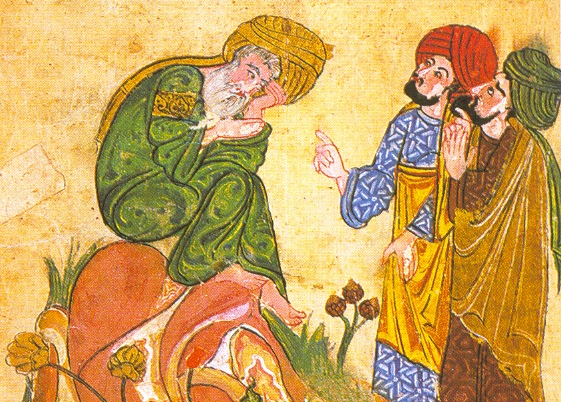 A medieval Islamic illustration of Socrates. (Source: Wikimedia Commons)